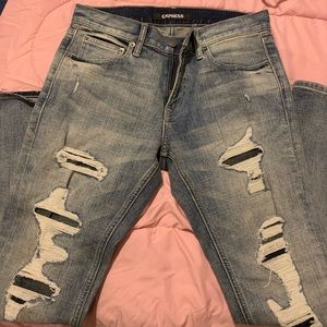Express trendy flared jeans - mens